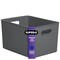 Superio Plastic Storage Container Bins, Organizer Baskets, Boxes for Organizing Closet Shelves Drawer Shelf
